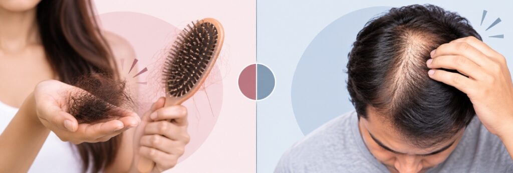Hair Fall vs Hair Loss Difference